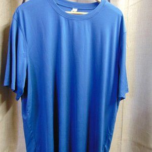 2XL Blue Athletic Shirt   ((B2))